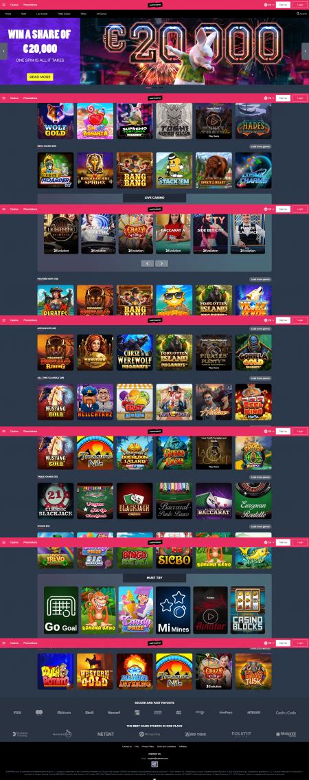 supremo online casino|Supremo Casino Review .